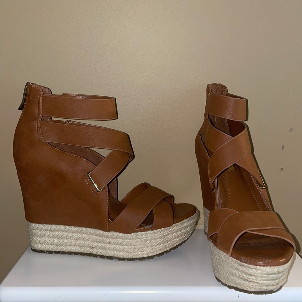 BCBG wedged heels